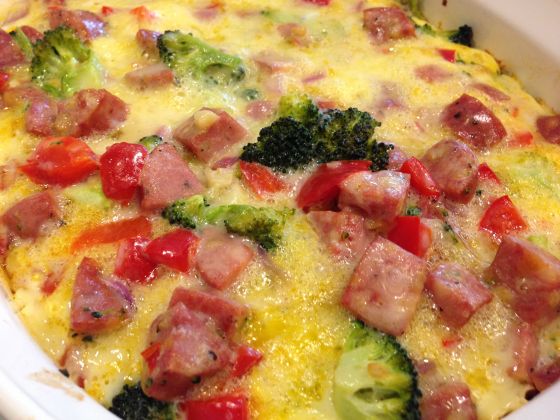 This quiche has no crust, but is packed with protein and veggies!